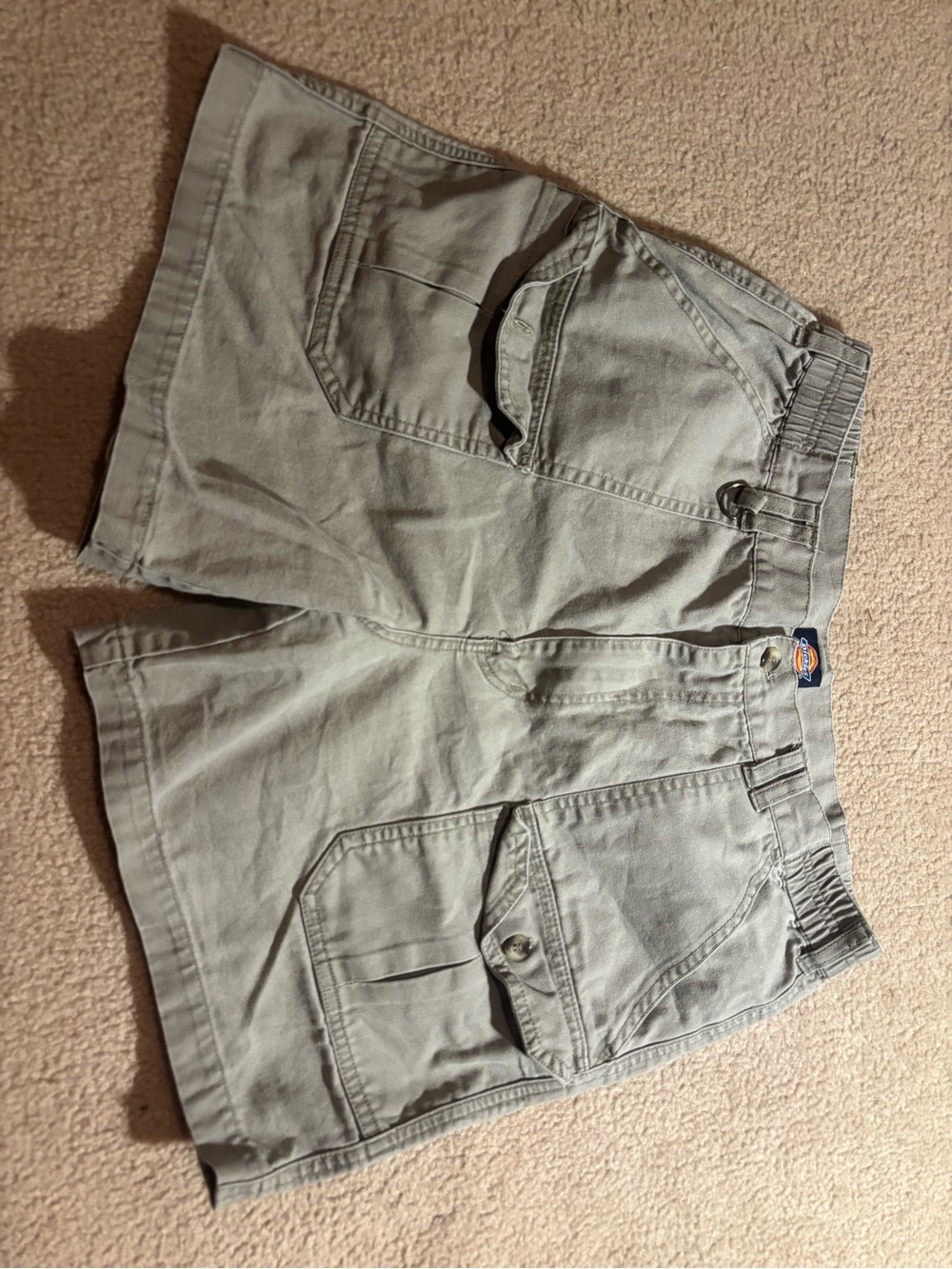 Dickies Men’s Cargo Shorts in Olive Green